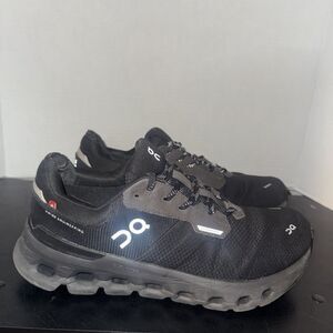 On Cloudrunner 2 Sneakers Womens size 9 Black Waterproof Running *check Photos